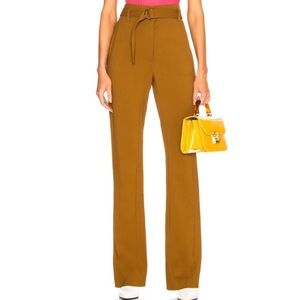 A.L.C. Morgan Camel Brown Belted Pants, 0